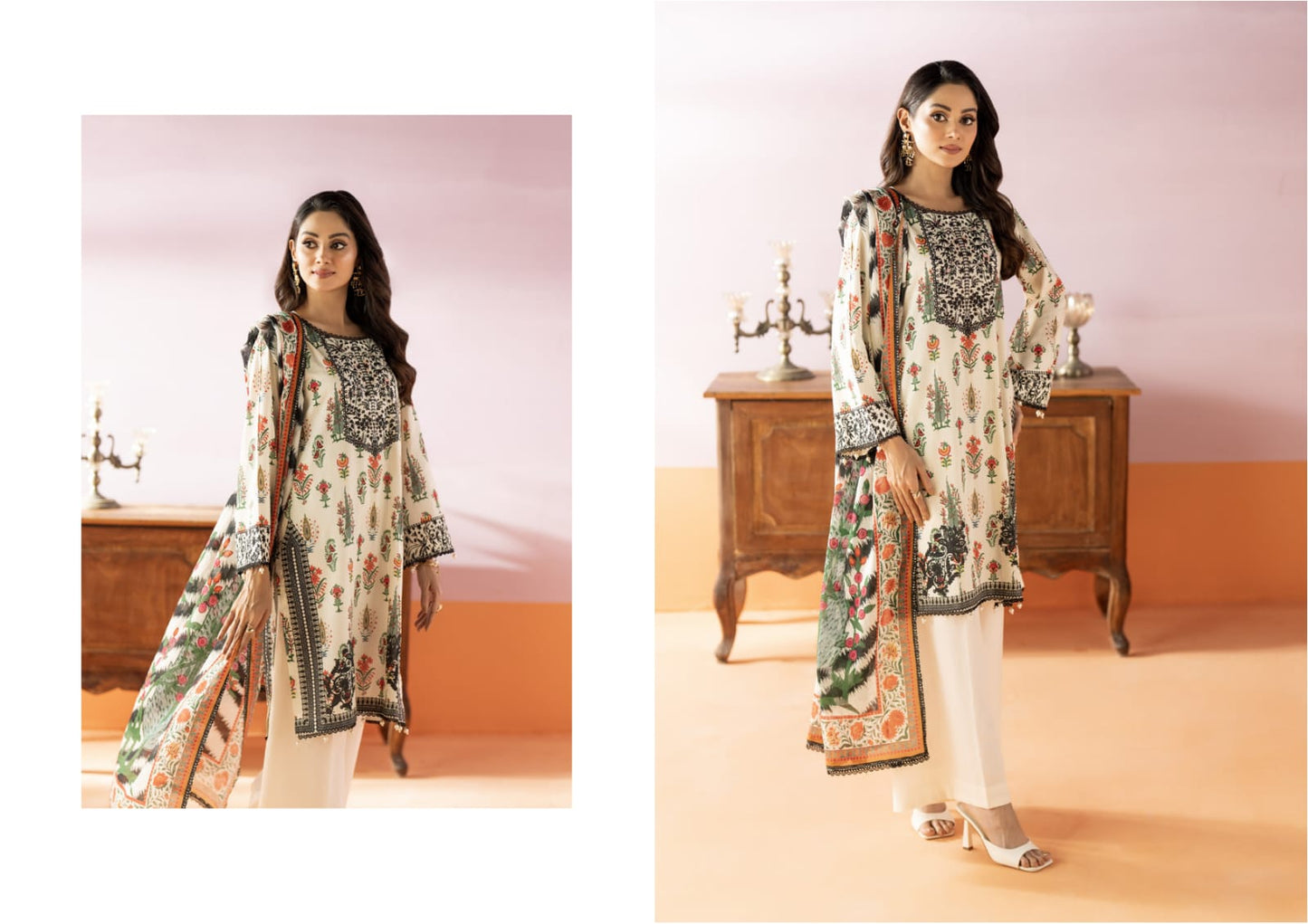 Salina pure Lwan voile lawn dupatta 💯% ORIGNAL