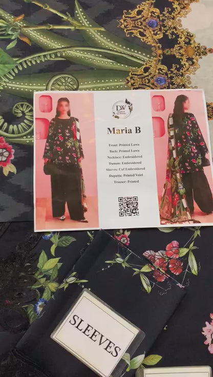 IZNIKE Pure Lwan 3pc 💯 %original  Cheffon duppta Embroidery