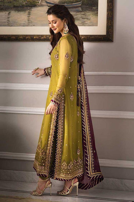 3 pc woman unstitched Embroidered Suit